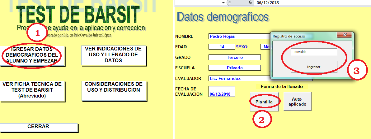 Test Barsit "Medición rápida de habilidad intelectual"