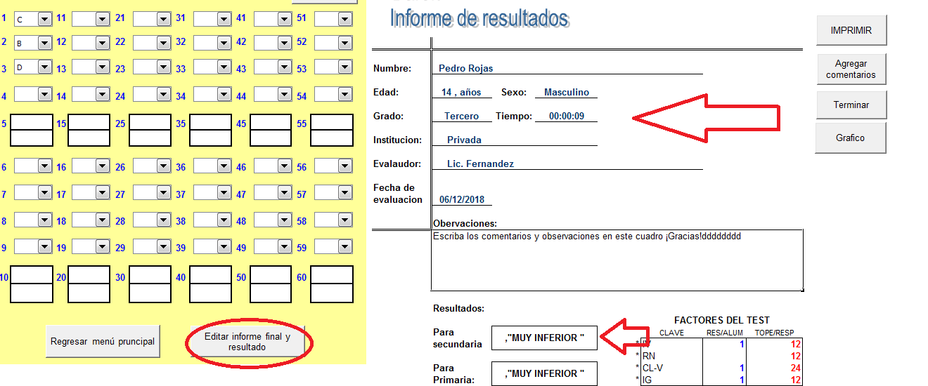 Test Barsit "Medición rápida de habilidad intelectual"