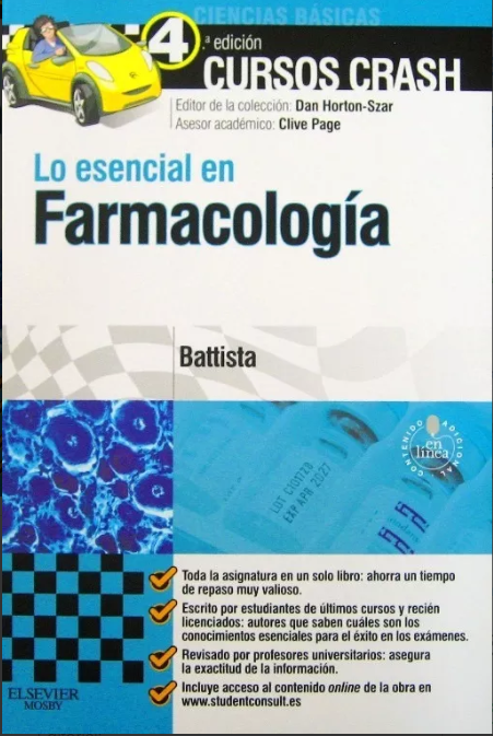 Cursos Crash Farmacología 4 Edición