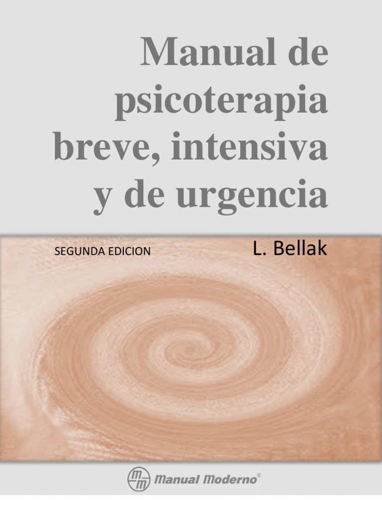 Manual de Psicoterapia breve intensiva y de urgencia (PDF)