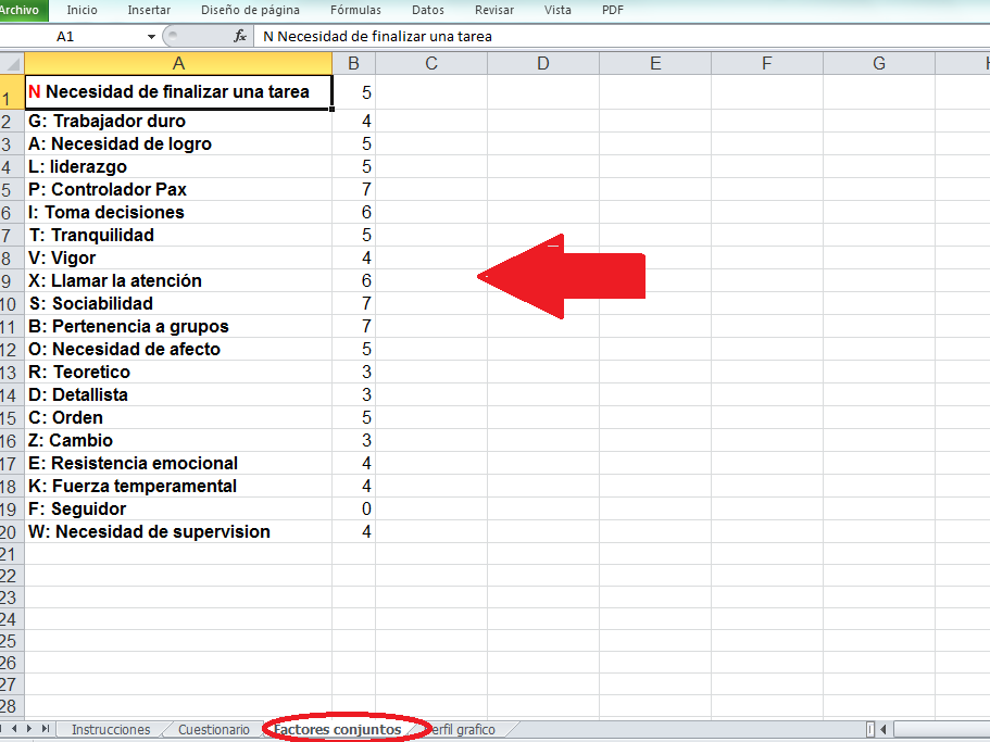 TEST KOSTICK (INVENTARIO DE PERCEPCION Y PREFERENCIAS)