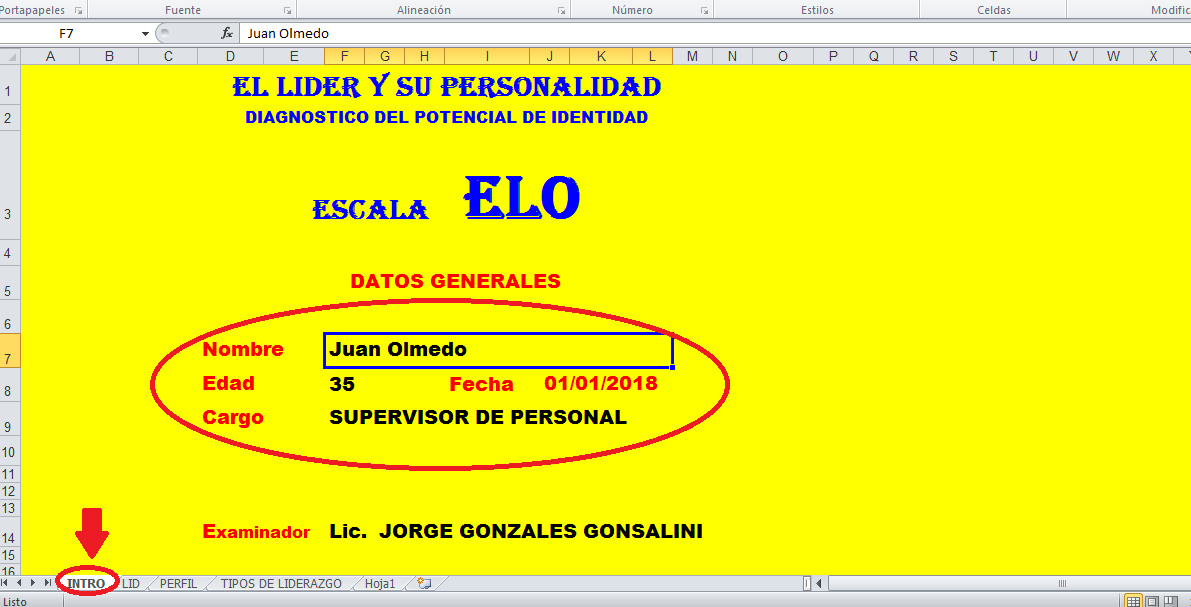 Escala de liderazgo organizacional