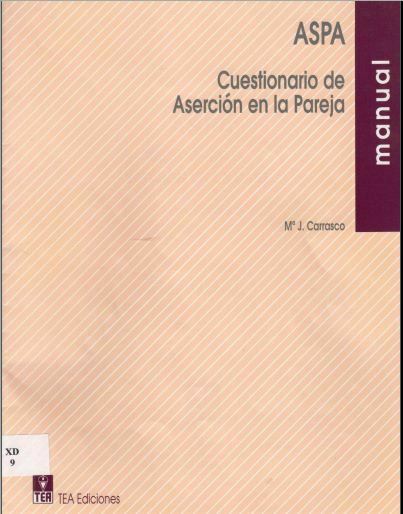 TEST ASPA (Cuestionario de aserción en la pareja)