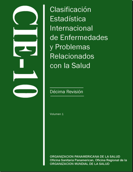 CIE 10 Decima revision Vol. 1