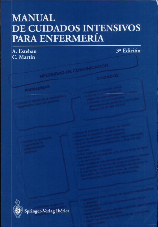 Manual de cuidados intensivos para enfermeria