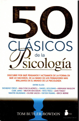 50 CLÁSICOS DE LA PSICOLOGÍA (Tom Butler) PDF